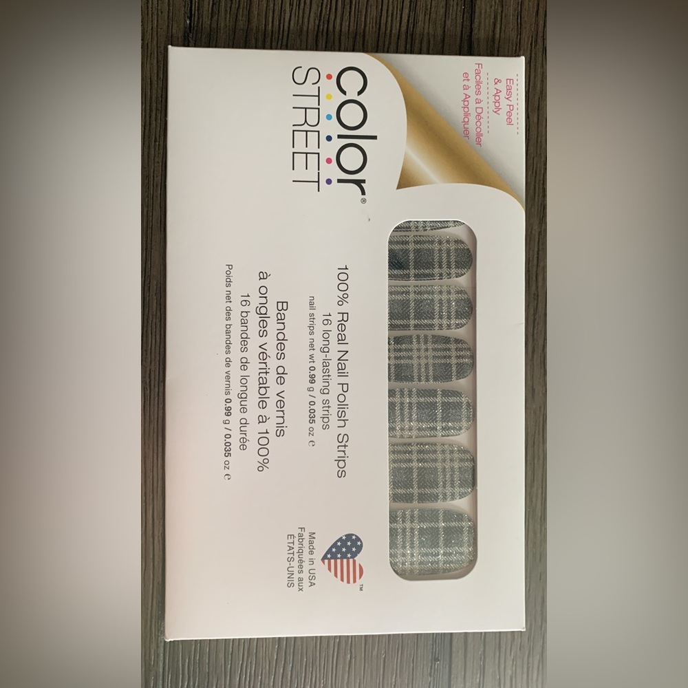 ☀️NIP☀️ ColorStreet Plaid Reputation Nail Polish Strips